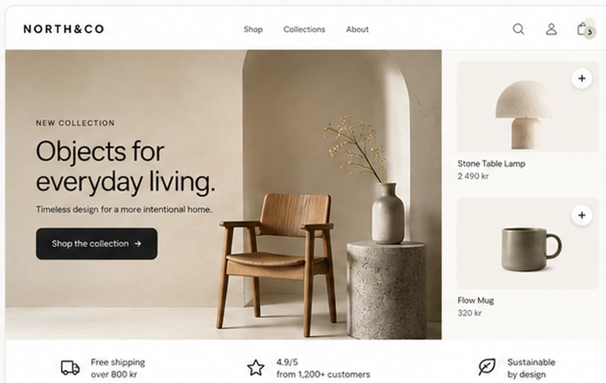 LYXE storefront experience preview